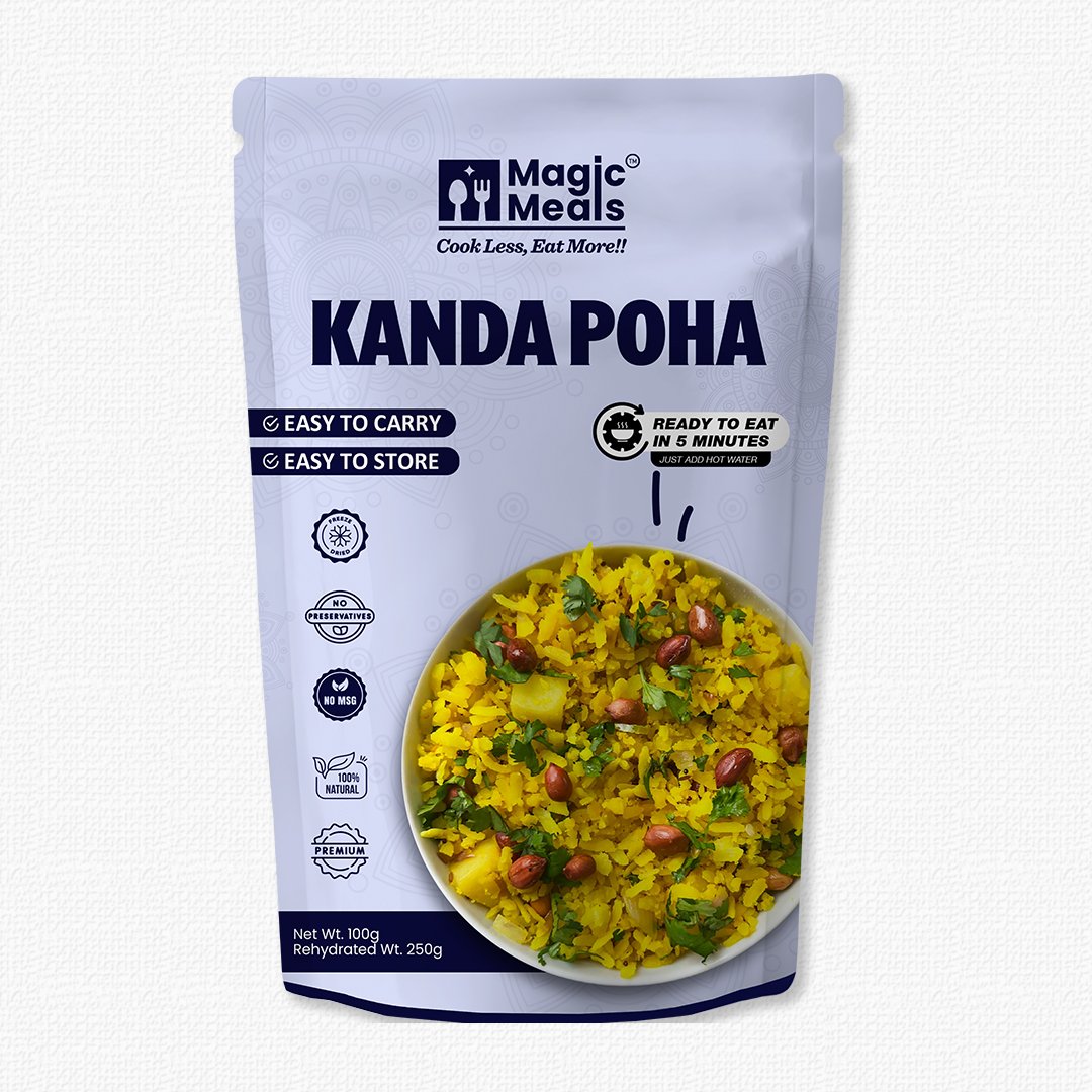 Buy Magic Meals Kanda Poha Ready to Eat Online | Instant Maharashtrian Poha