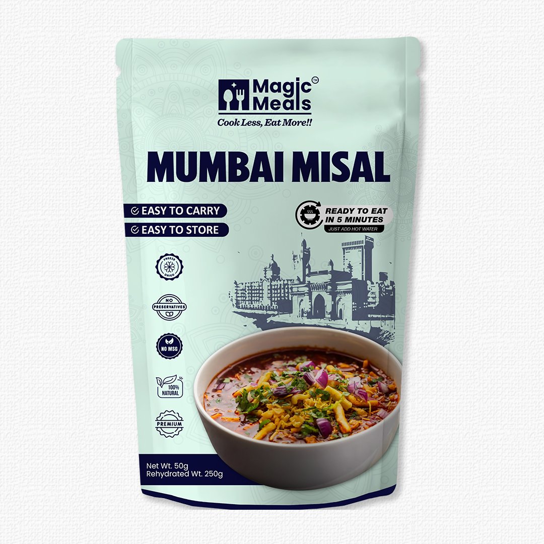 Buy Magic Meals Mumbai Misal Ready to Eat Online | Instant Maharashtrian Misal