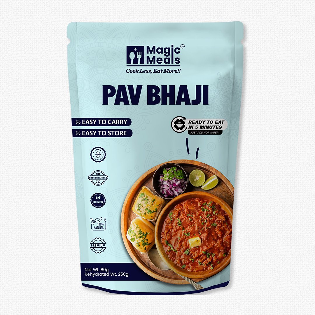 Buy Magic Meals Pav Bhaji Ready to Eat Online | Instant Mumbai Style Bhaji