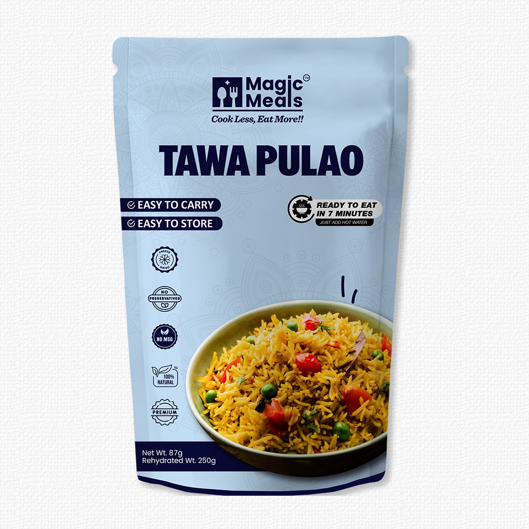 Buy Magic Meals Tawa Pulao Ready to Eat Online | Instant Mumbai Style Pulao