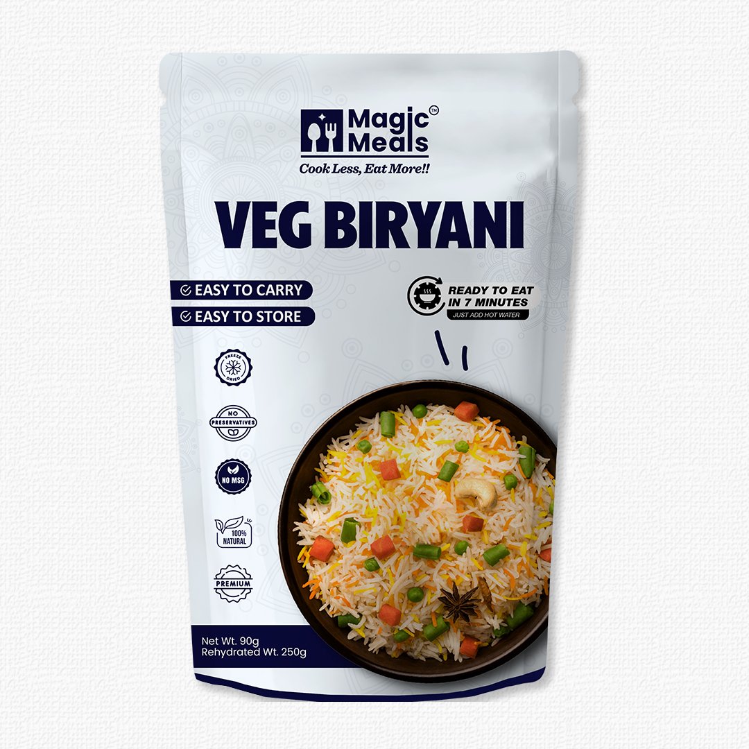 Buy Magic Meals Veg Biryani Ready to Eat Online | Instant Vegetable Biryani