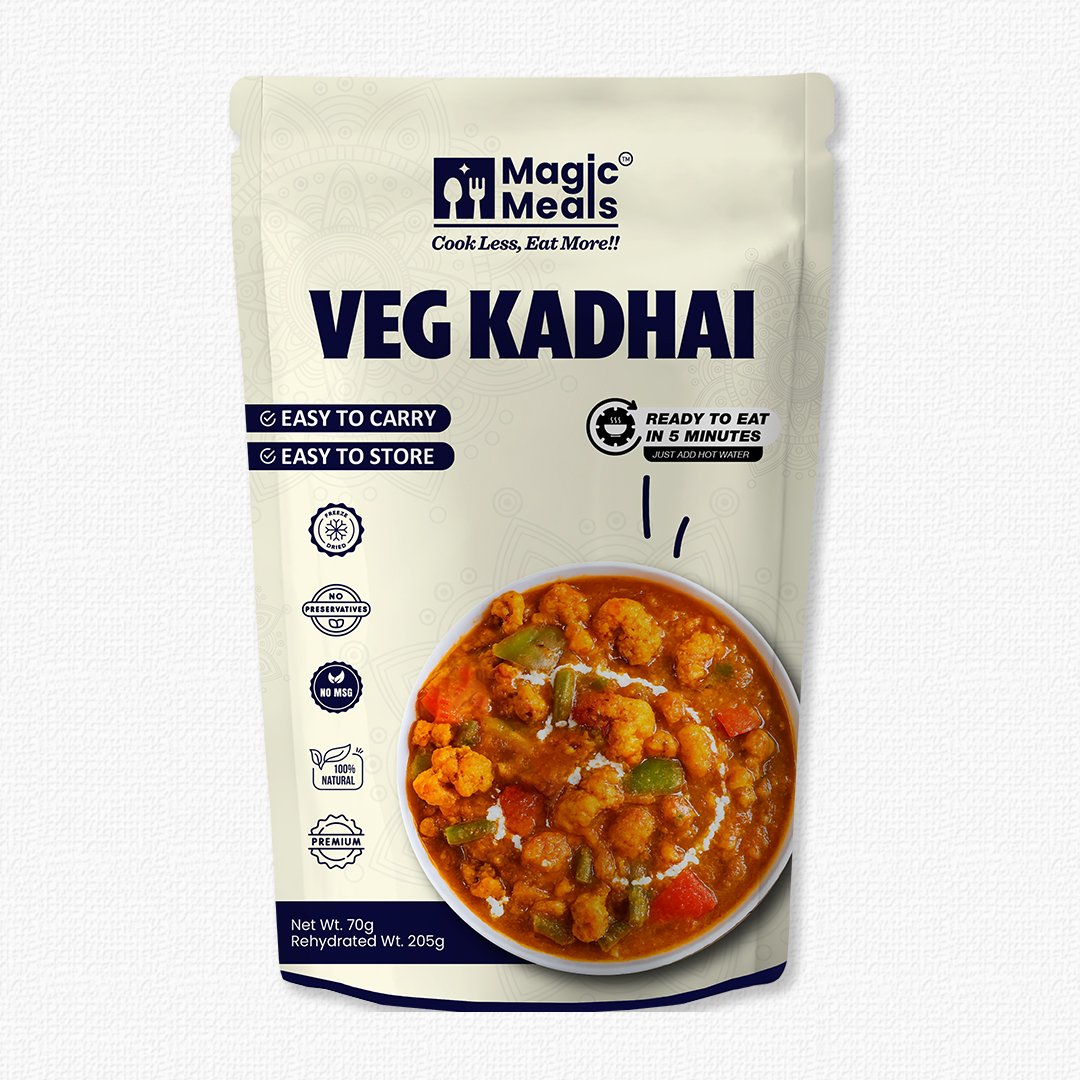 Buy Magic Meals Veg Kadhai Ready to Eat Online | Instant Mixed Veg Curry