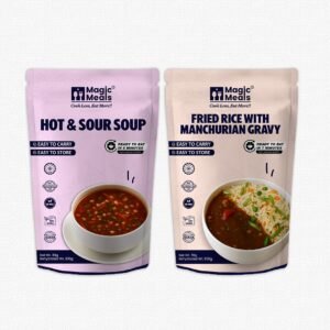 Magic Meals Indo-Chinese Combo | Hot & Sour Soup with Fried Rice & Manchurian Gravy