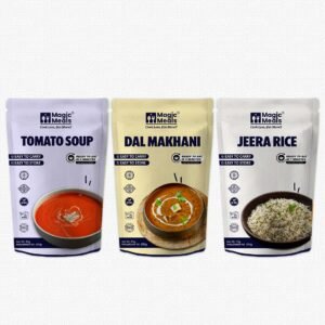 Magic Meals Classic Dinner Combo (Tomato Soup + Dal Makhani + Jeera Rice) | Ready-to-Eat Vegetarian Meal