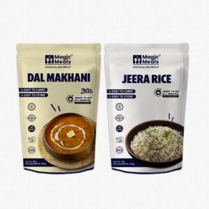 Magic Meals Classic Dinner Combo (Dal Makhani + Jeera Rice) | Jain Ready-to-Eat Meal Combo