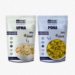Magic Meals Power Breakfast Combo (Poha + Upma) | Instant Jain Ready-to-Eat Breakfast